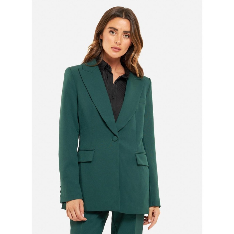 Blazer Alma En Pena Droit Suit Blanche Noir Femme | FXA-40548589